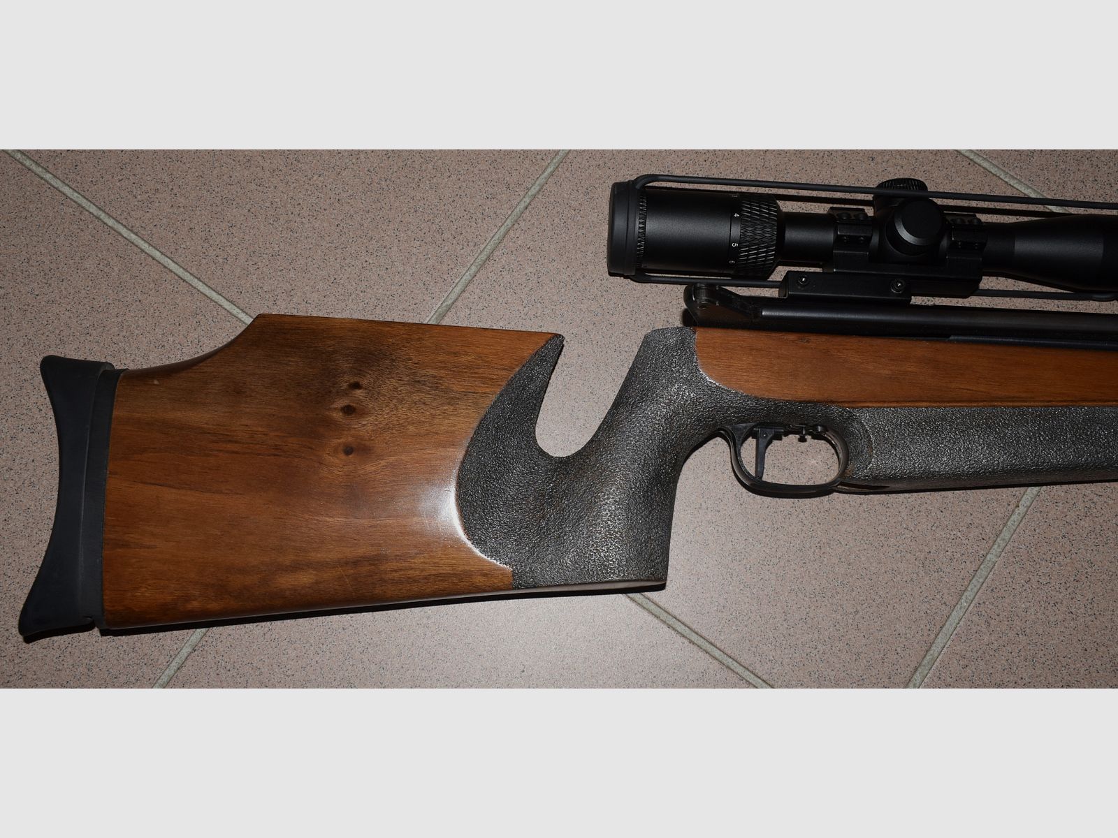 Air rifle Walther LGR sniper conversion completely revised