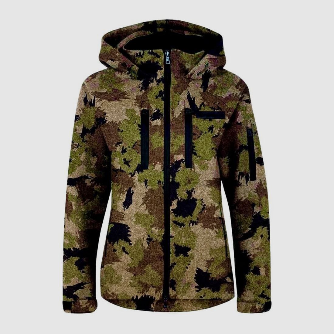 Kernige Damen Camo Lodenjacke Hedlund Leka Pro Silent Forest / TOP QUALITÄT UND PREISLEISTUNG