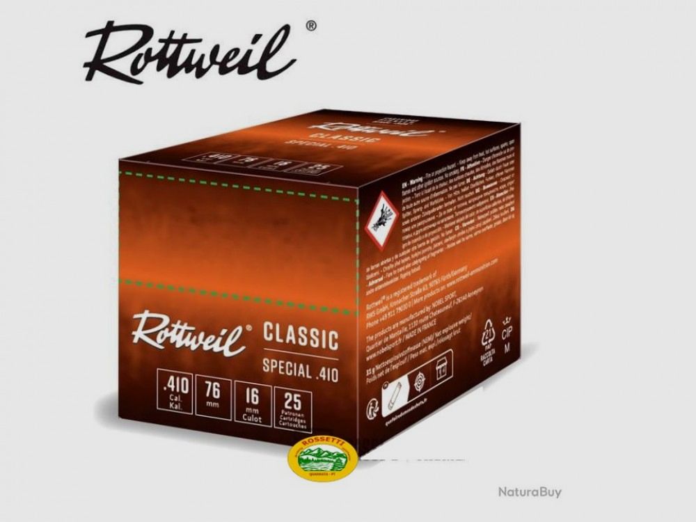 ROTTWEIL Patronen Classic Special Kal.410 gr.17 pb.6