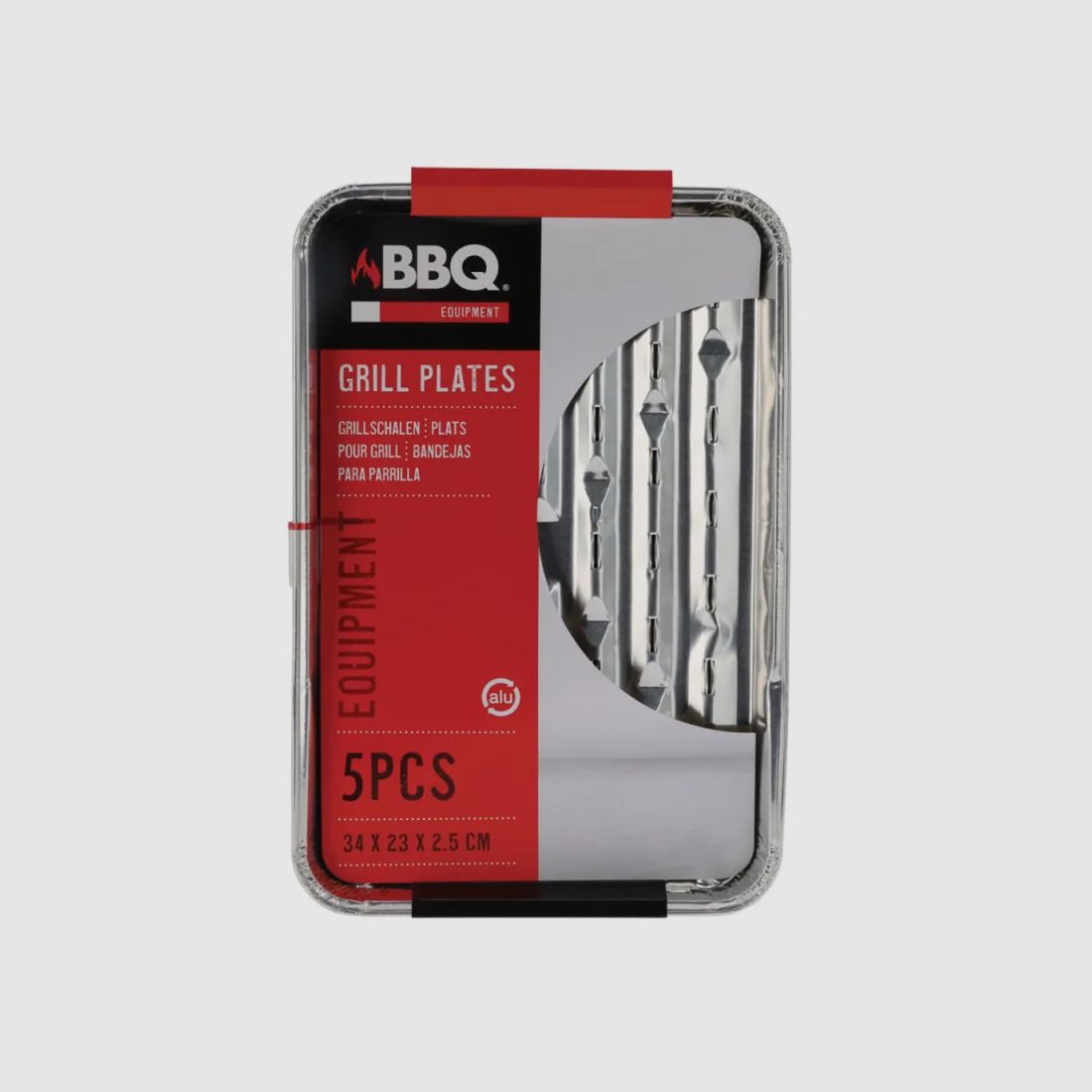 5 Grillbleche für BBQ 34 x 23 x 2,5 cm, Bild 4 von 8