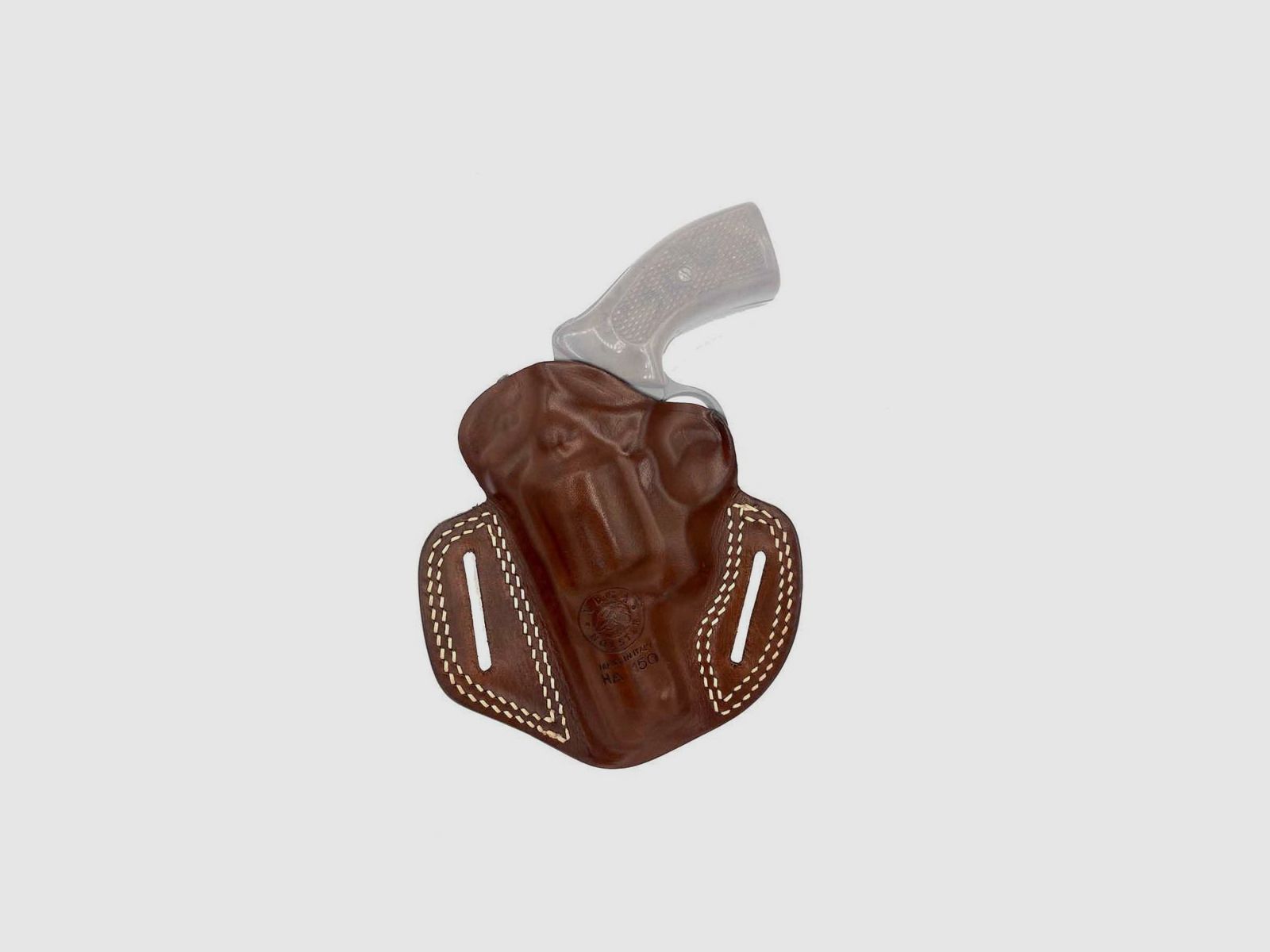 Pancake Lederholster für Revolver 2 1/2" S&W K/L Frame,Colt,Ruger,Korth,Taurus,HW 357,Zoraki R1/R2 Braun Rechtshänder