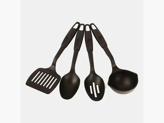 Highlander Highlander Set di utensili da cucina nero