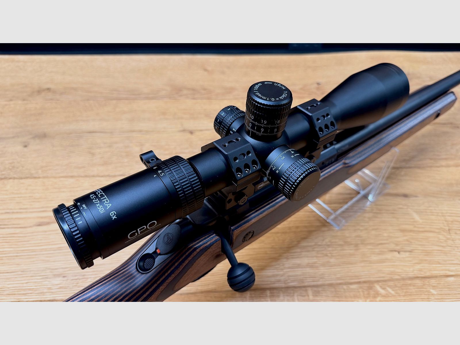 CZ 600+ Range / .308Win / inkl. GPO Spectra 6x 4,5-27x50i & MAK Blockmontage mit Vertikalhebel & Gunwerks Elevate Bipod