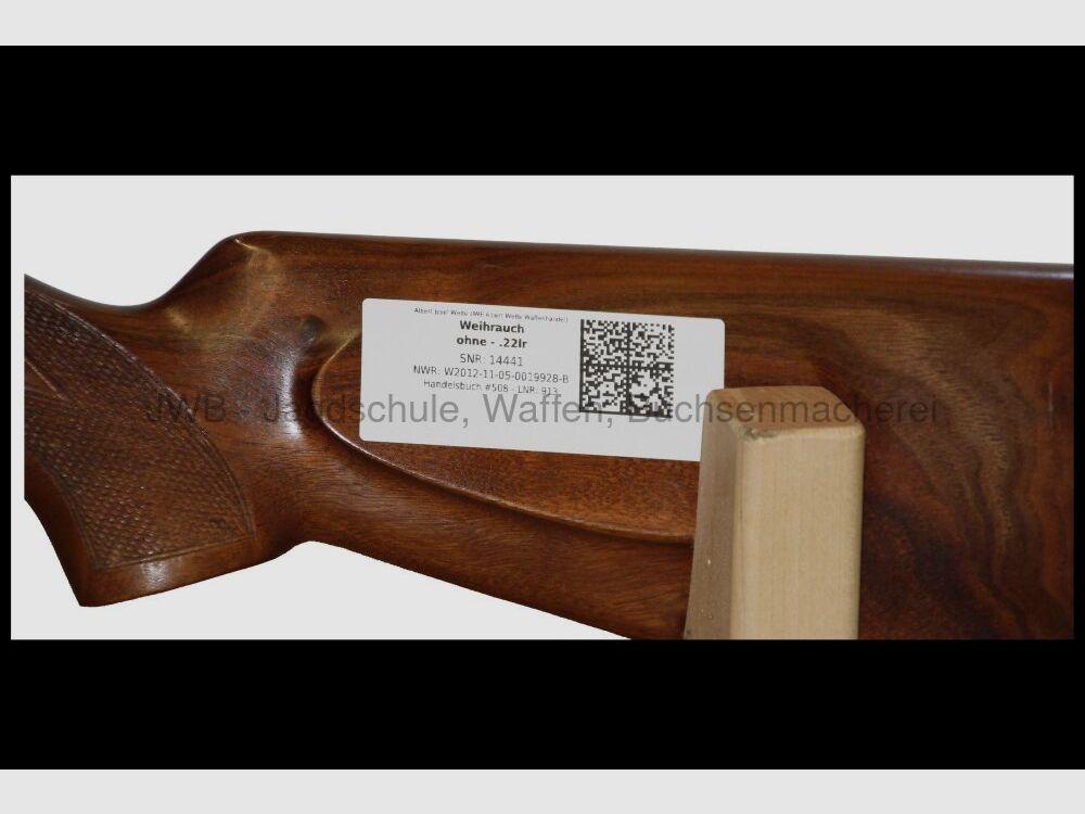 Weihrauch Einzelladerbüchse gepflegt .22lr