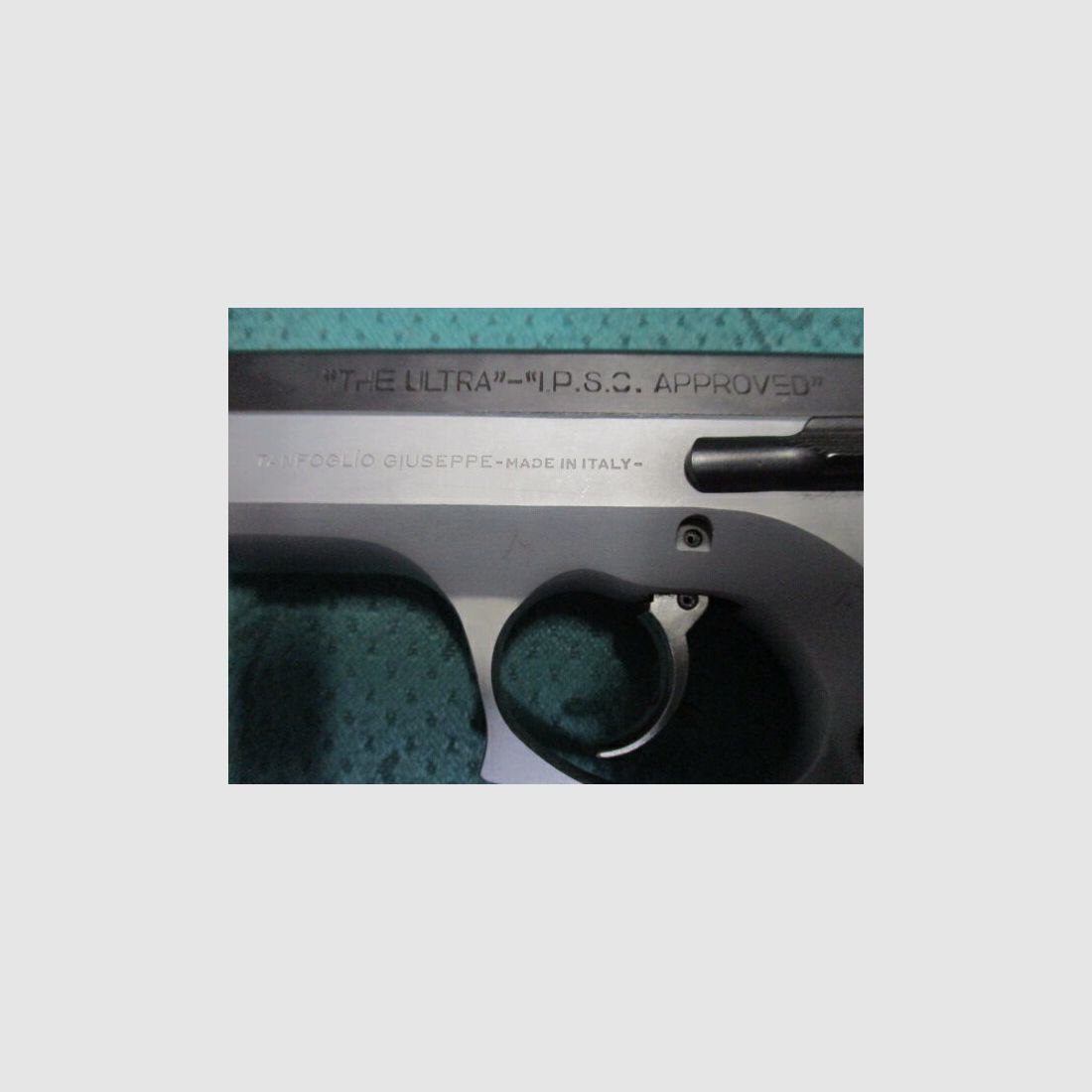 Tanfoglio "The Ultra" 9mm Luger pistol with sport sight and spare magazine Ultra