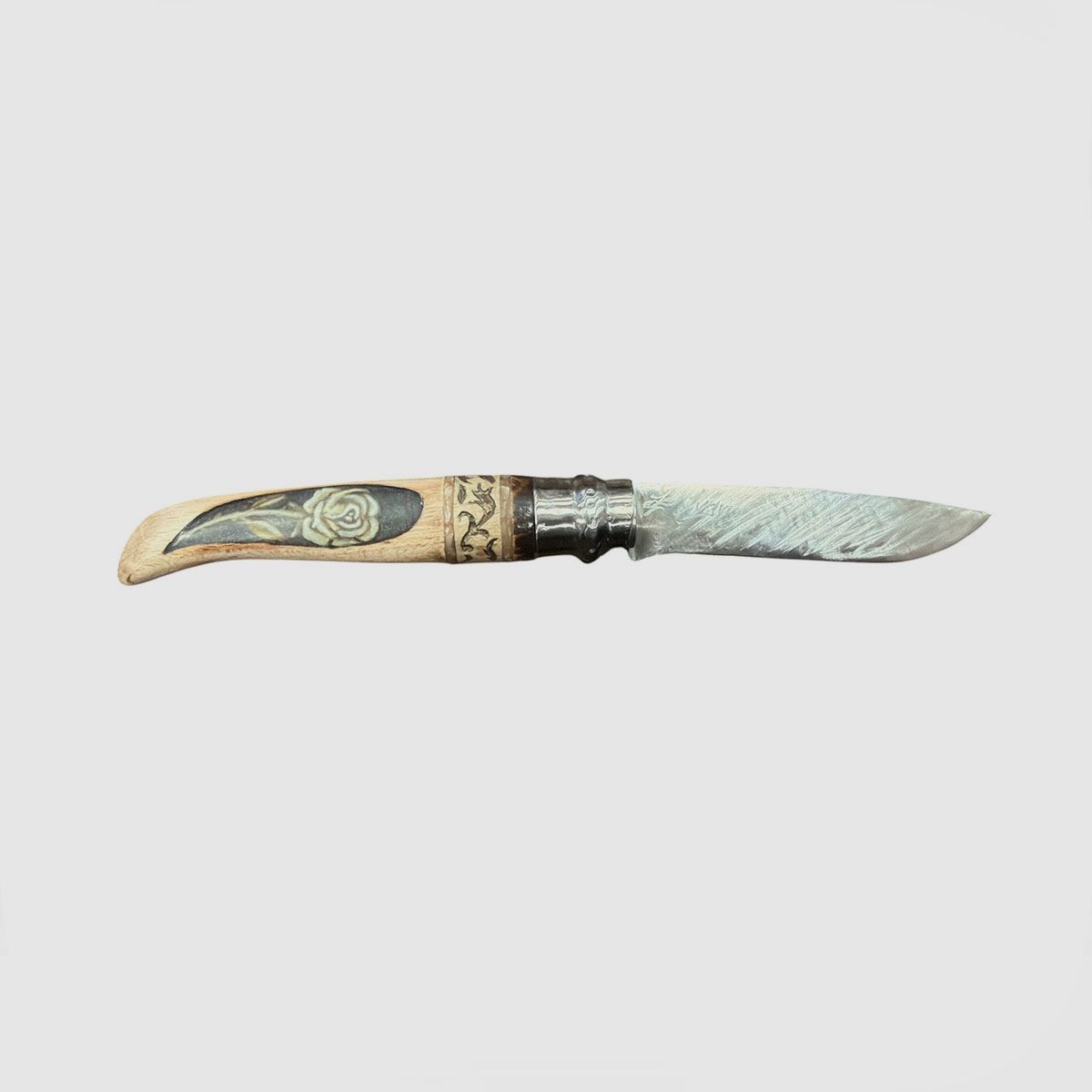 MES – OPINEL – N.8 INOX HANDGEMAAKT MET ROOS, afbeelding 2 van 2