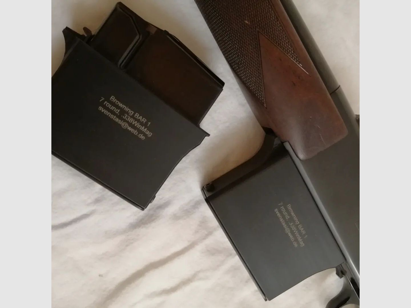 Magazine 10 rounds Browning BAR 1, Bar2, Mk1/Mk2/Mk3/4x/Zenith, Browning Maral Magazine 10 rounds