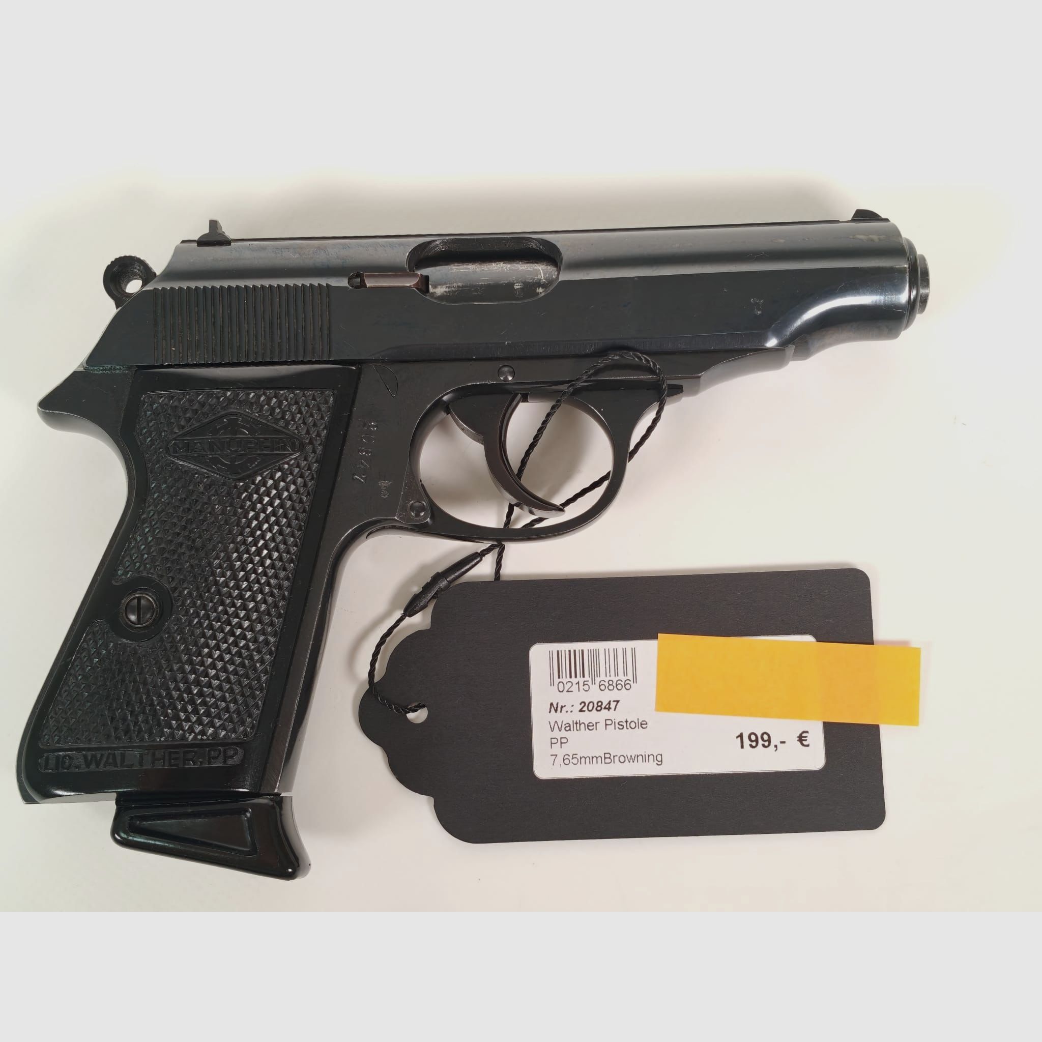 Manurhin Walther PP – 7.65 mm Browning – like new