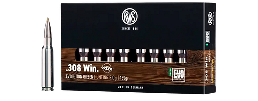 RWS .308 Win. Evo Green 9,0g/139grs.