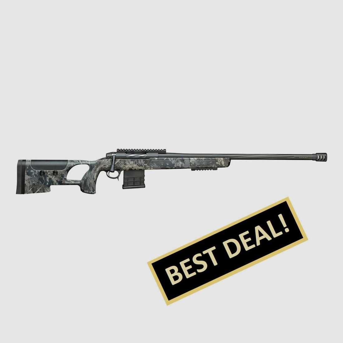 Rifle repetidor deportivo Mercury Urban Sniper longitud del cañón 61 cm - culata Camo .308 Win.