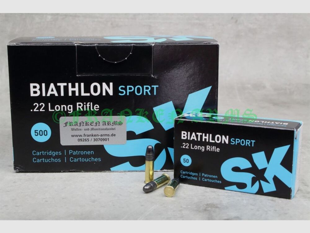 SK Schönebeck Biathlon Sport .22 l.r. 40gr. 2,59g 50 pièces Prix par lot