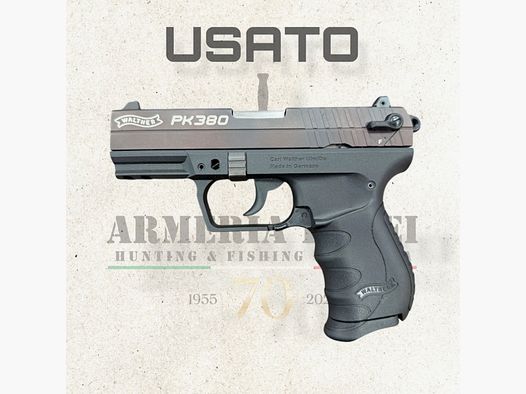USATO – PISTOLA – WALTHER MOD. PK380 cal. .380 AUTO / 9 CORTO