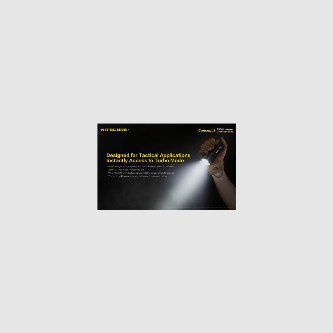 Nitecore Concept 2 zaklamp, 6500 lumen, afbeelding 20 van 29