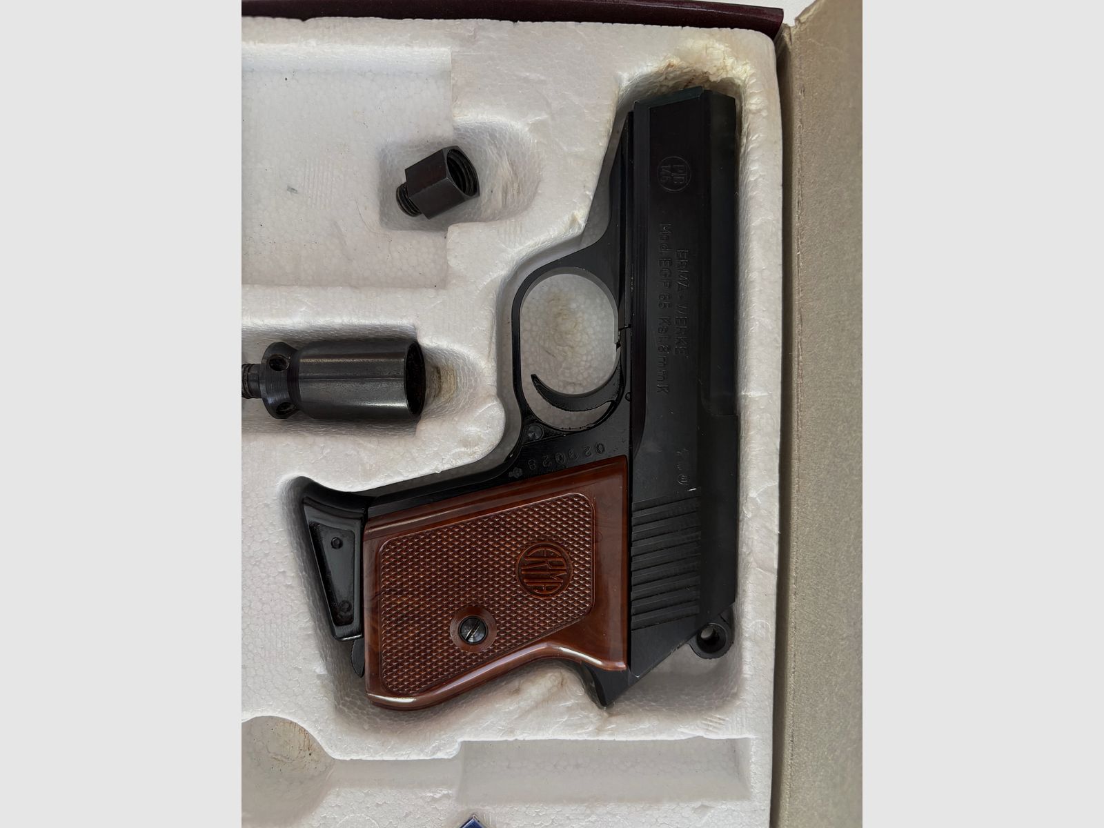 ERMA EGP 55 – 8 mm Knall – komplett mit OVP & Zubehör – Sammlerstück