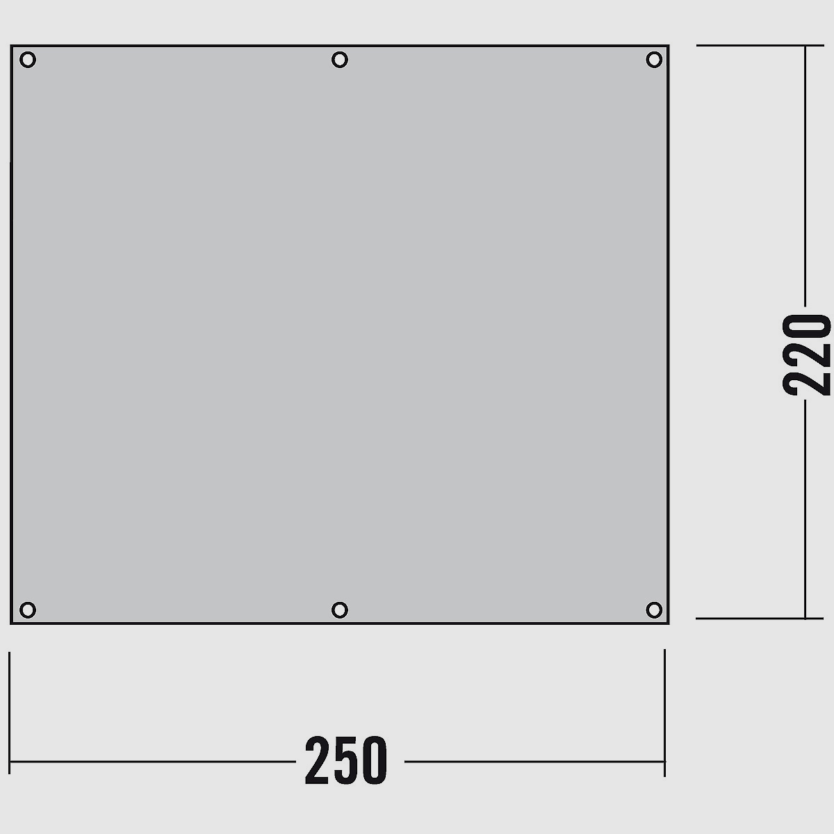 TATONKA Zeltunterlage 250x220