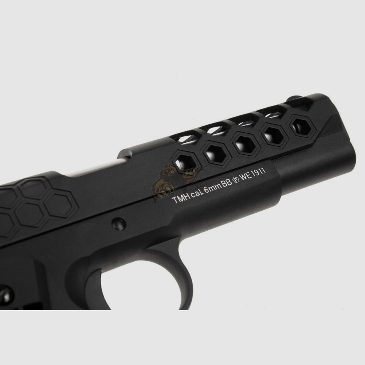 M1911 Hex Cut Full Metal, GBB Black -F-