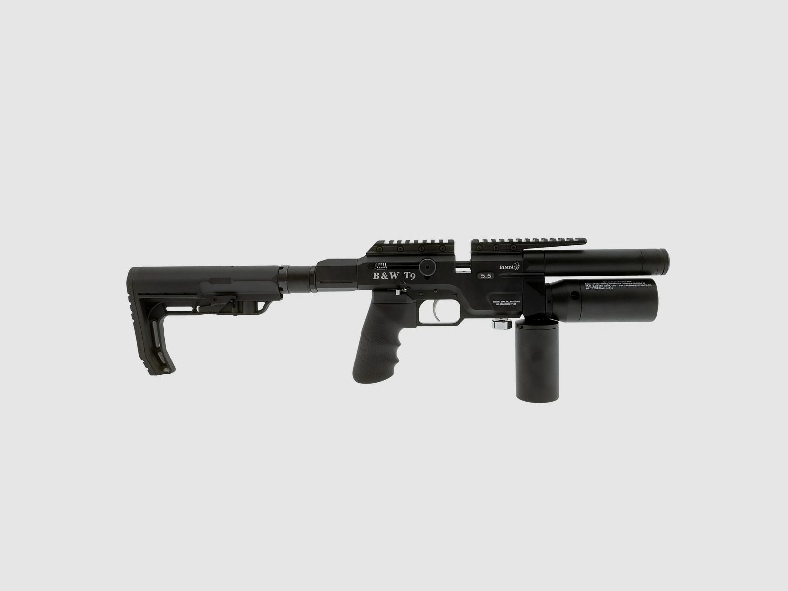 BinTac T9 calcio pieghevole 9mm/.35, immagine 1 di 8