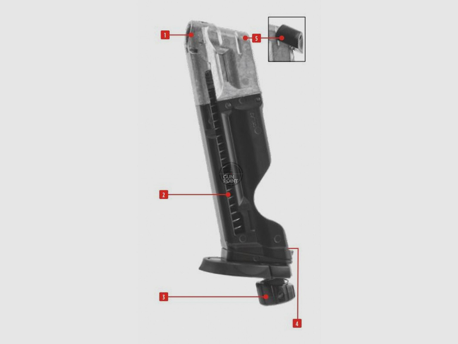 T4E - Emergency-Magazin fr Smith & Wesson M&P9 2.0