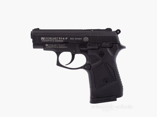 Zoraki 914-P schreckschusspistool 9mm P.A.K. geblauwde