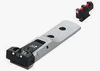 LPA Match FIBER-Optics S&W Revólver Plata+Negro