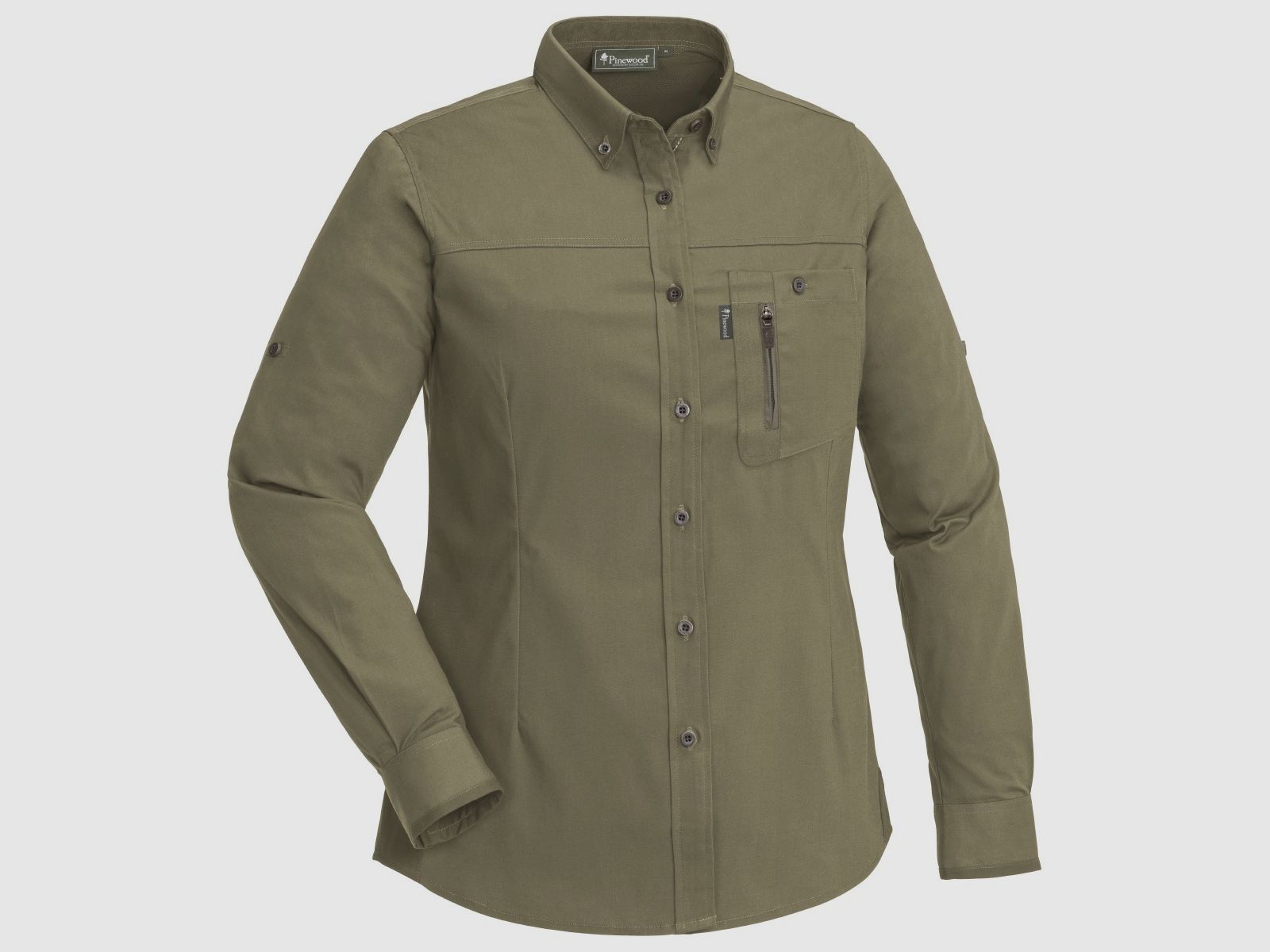 Pinewood Bluse Tiveden Anti-Insect H.Olive