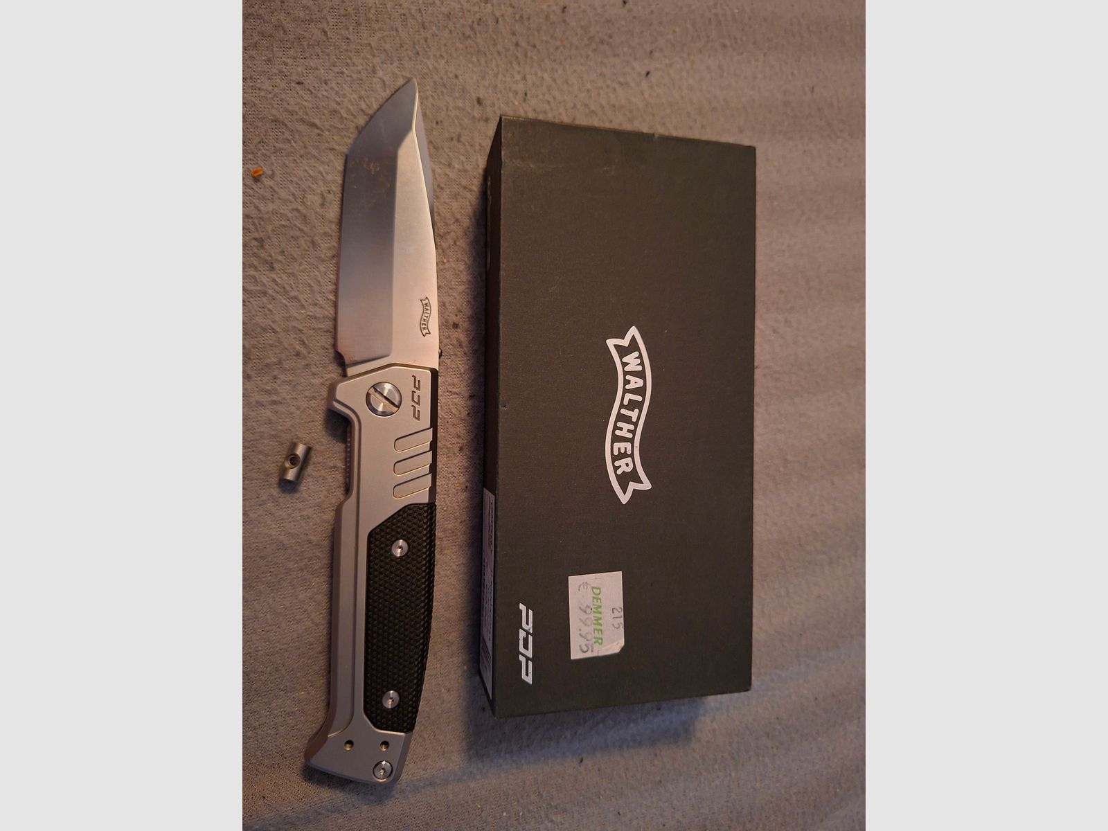 Walther PDP Steel Frame Tanto Folder coltello pieghevole