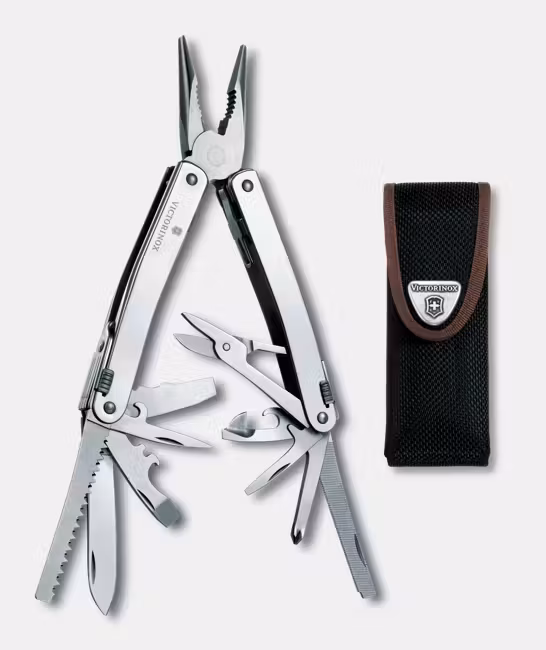 VICTORINOX SWISSTOOL SPIRIT X + ETUI NYLON, image 1 sur 4