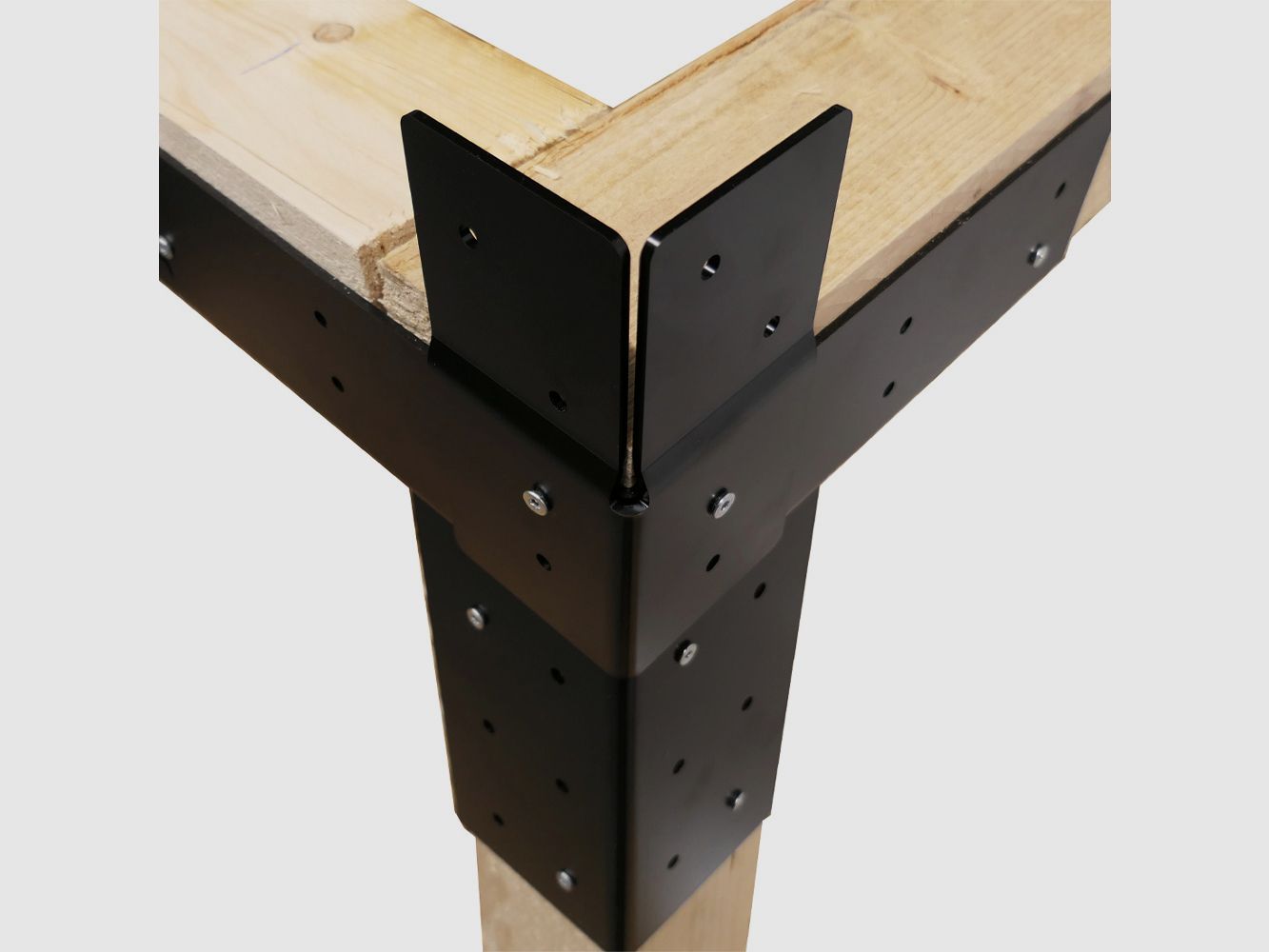 Angolo aggiuntivo di alta qualità per il nostro angolo per ufficio collaudato in acciaio rivestito KTL set da 4