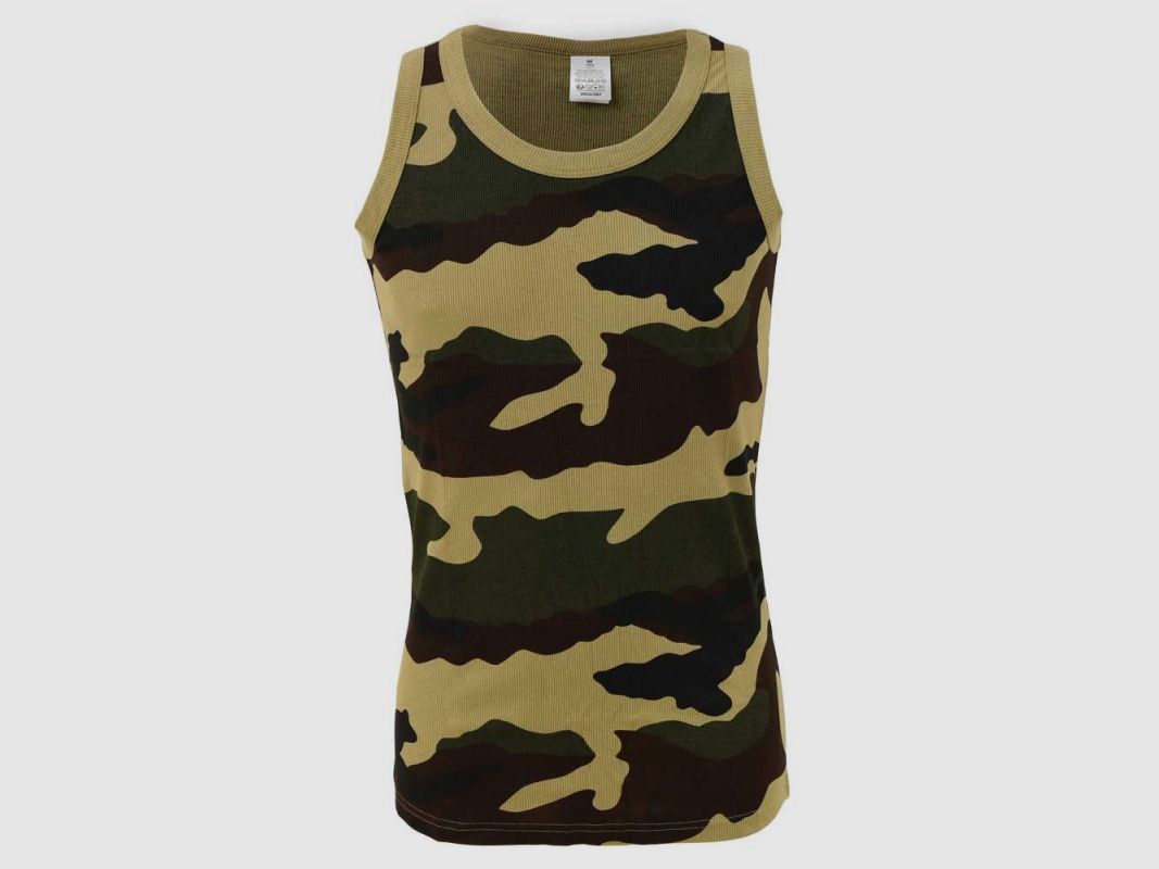 Camo-Top aus leichtem Baumwollmaterial M bis 3XL - Henry Huret