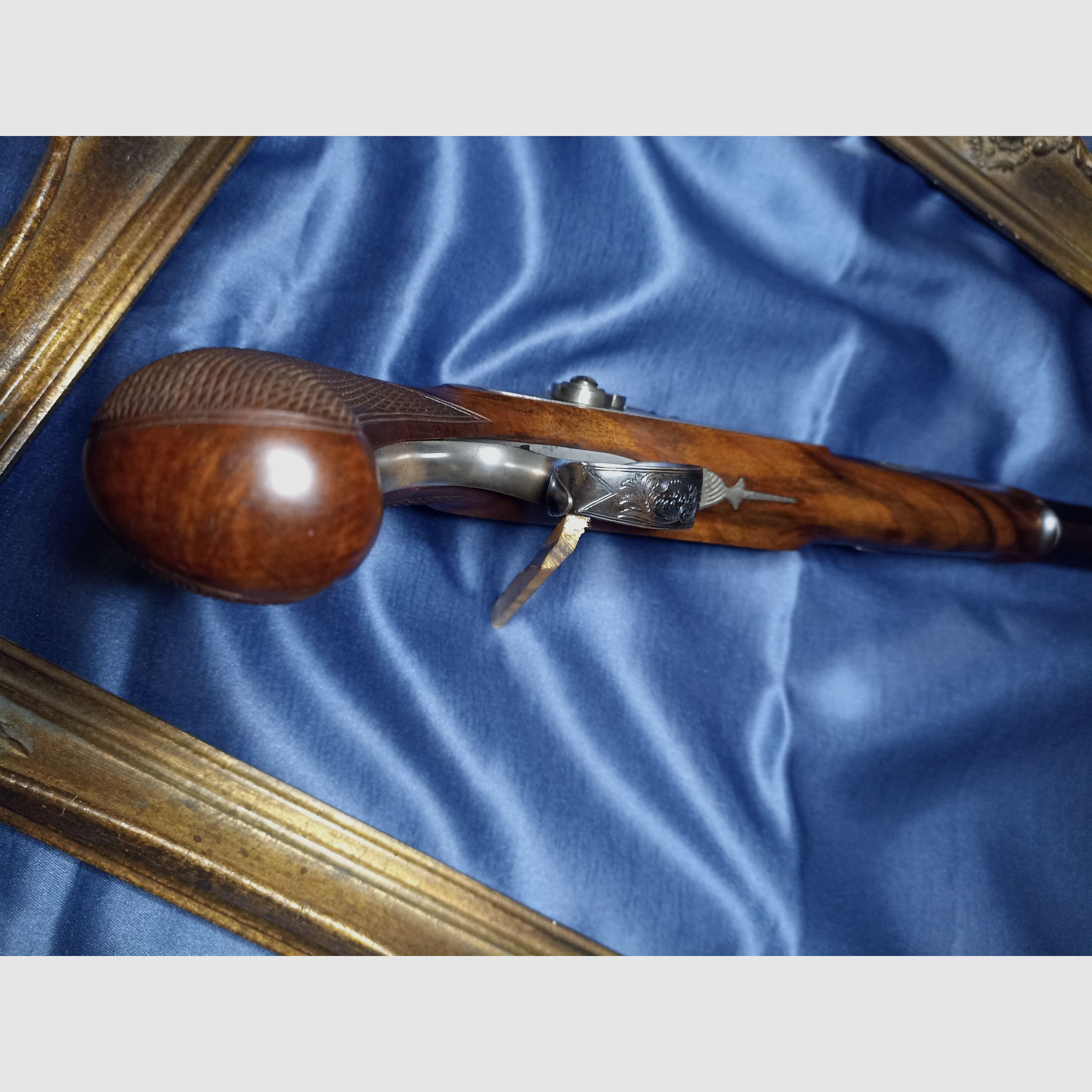 Hege Überlingen Perkussionspistole cal. 33 Siber in Lausanne Gold