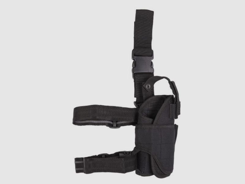 BEINHOLSTER VERSTELLBAR - SCHWARZ - RECHTS