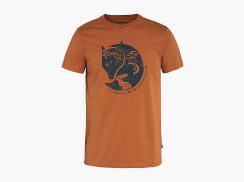 Fjällräven Herren T-Shirt Arctic Fox Terracotta Brown