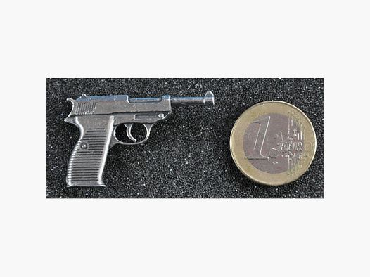 Pistole P38 als Metall-Anstecker