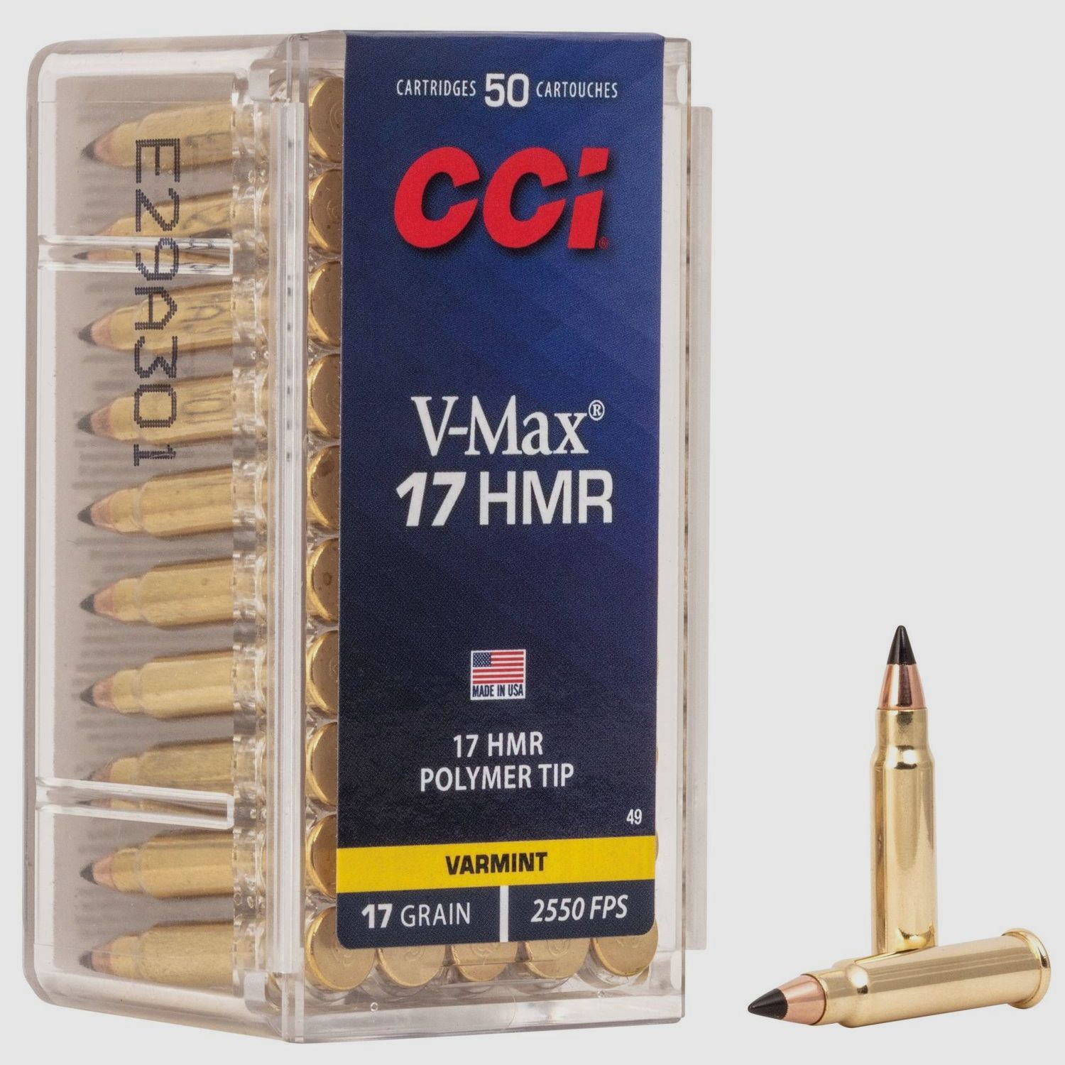 CCI V-Max .17 HMR - 17gr - 50 piezas