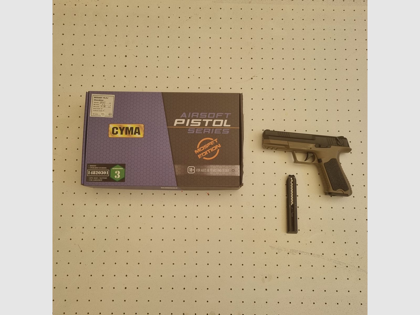 Airsoft Pistole AEP von CYMA