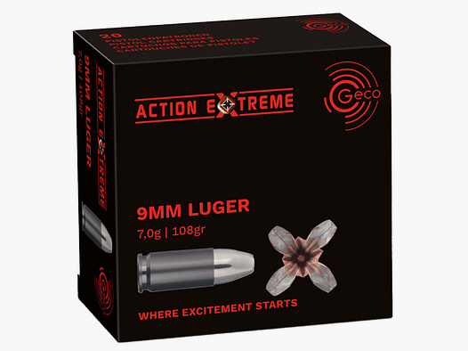 Geco 9mmLuger Action EXTREME 7,0g - 108gr.