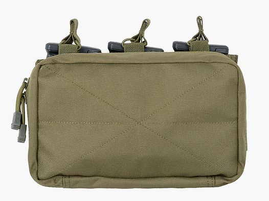MOLLE Triple Rifle Mag/GP Pouch - Olive [8FIELDS]
