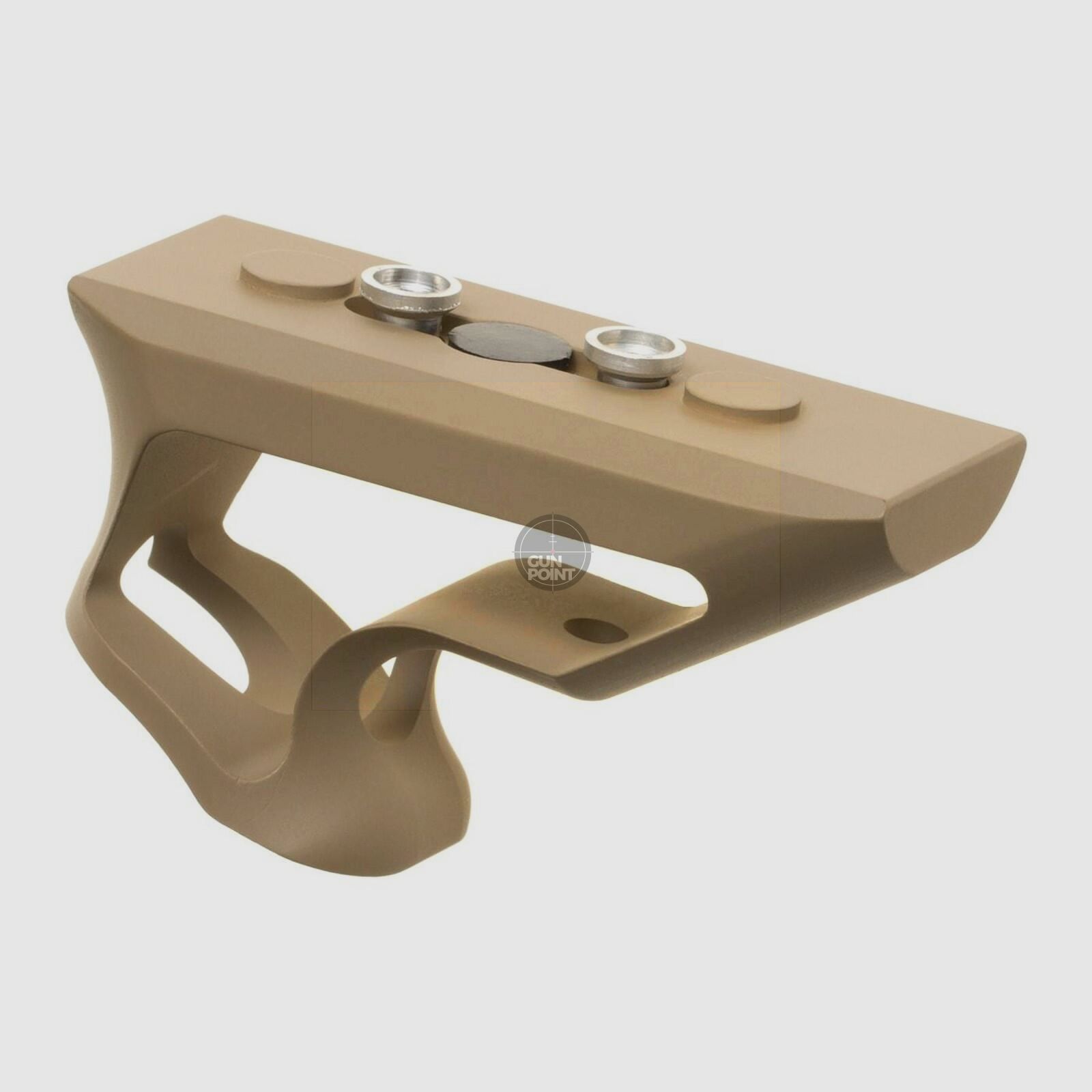 Metal CNC Short Angled Grip for Keymod-Dark Earth