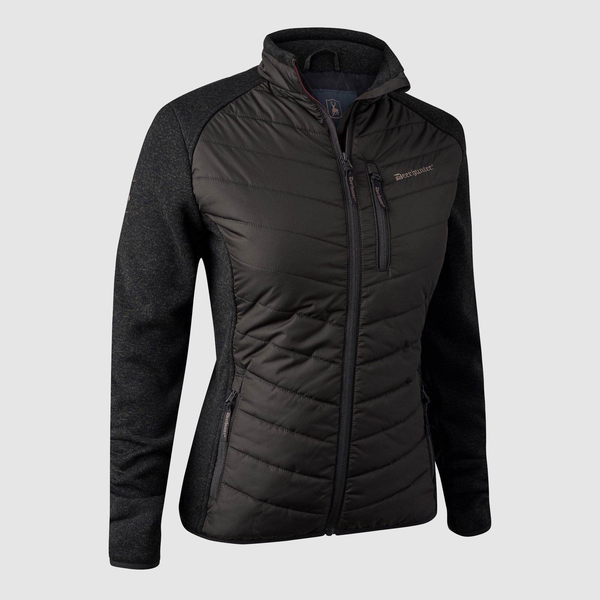 Deerhunter Lady Caroline Padded Jacket Brown Leaf 36