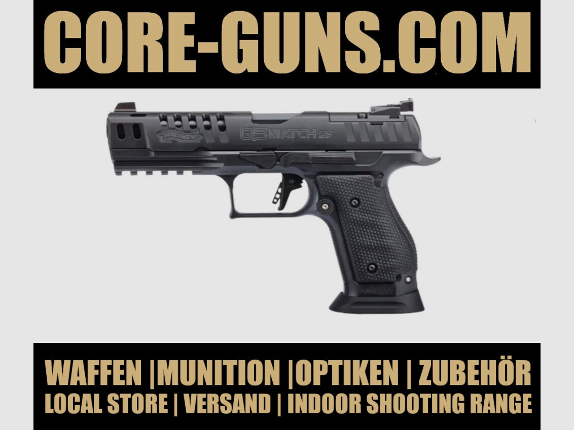 Walther Pistole Q5SF OR Limited Edition DSB/IPCS 9mm Luger aus der Meistermanufaktur von Walther UVP: 2468€