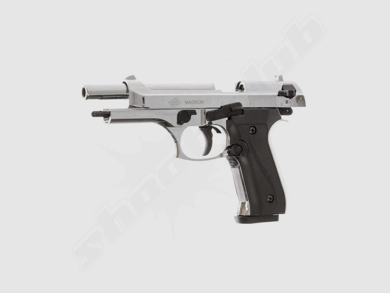 GSG Ekol Firat Magnum vernickeld schreckschusspistool 9mm