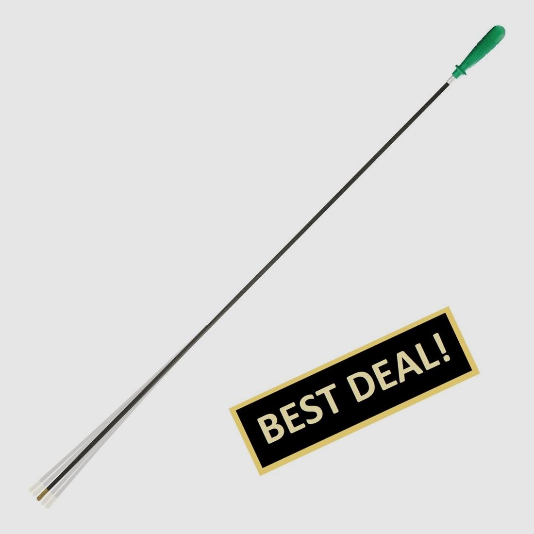 BALLISTOL Carbon Putzstock - Set 3-teilig lang, Wischlänge 93 cm, Ø 7 mm, Innengewinde M5