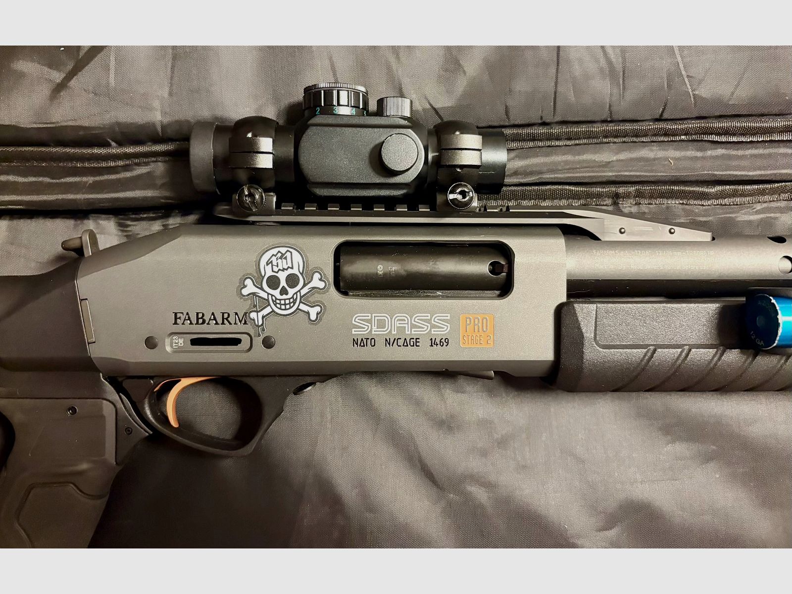 FABARM SDASS Pro Telescopic STAGE 2 – Cal. 12/76 – Ensemble complet incluant sac & optique