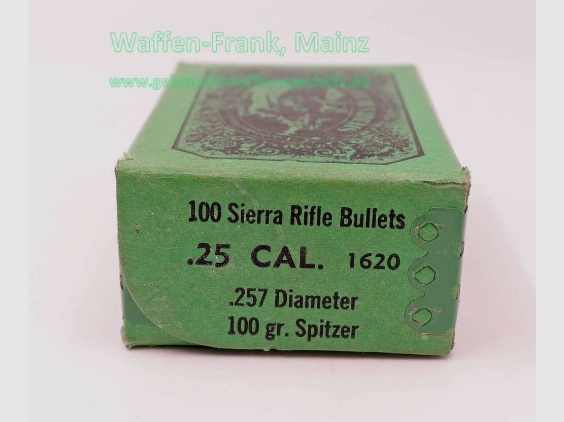 Sierra Bullets, proiettili da fucile Santa Fe .25 (.257)