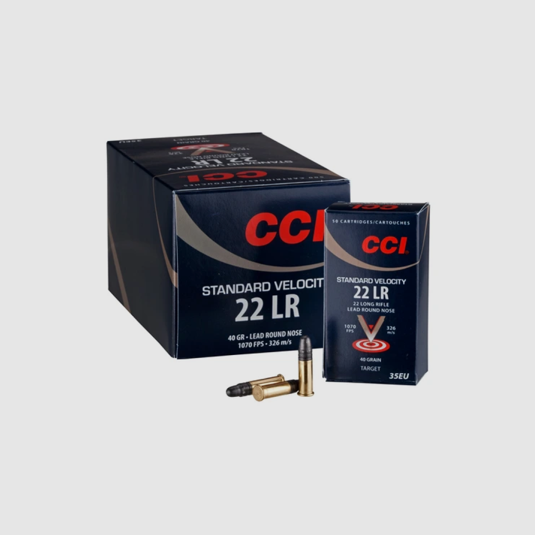 CCI Standard Velocity .22 lfB - 2,6g/40grs - 500 Patronen