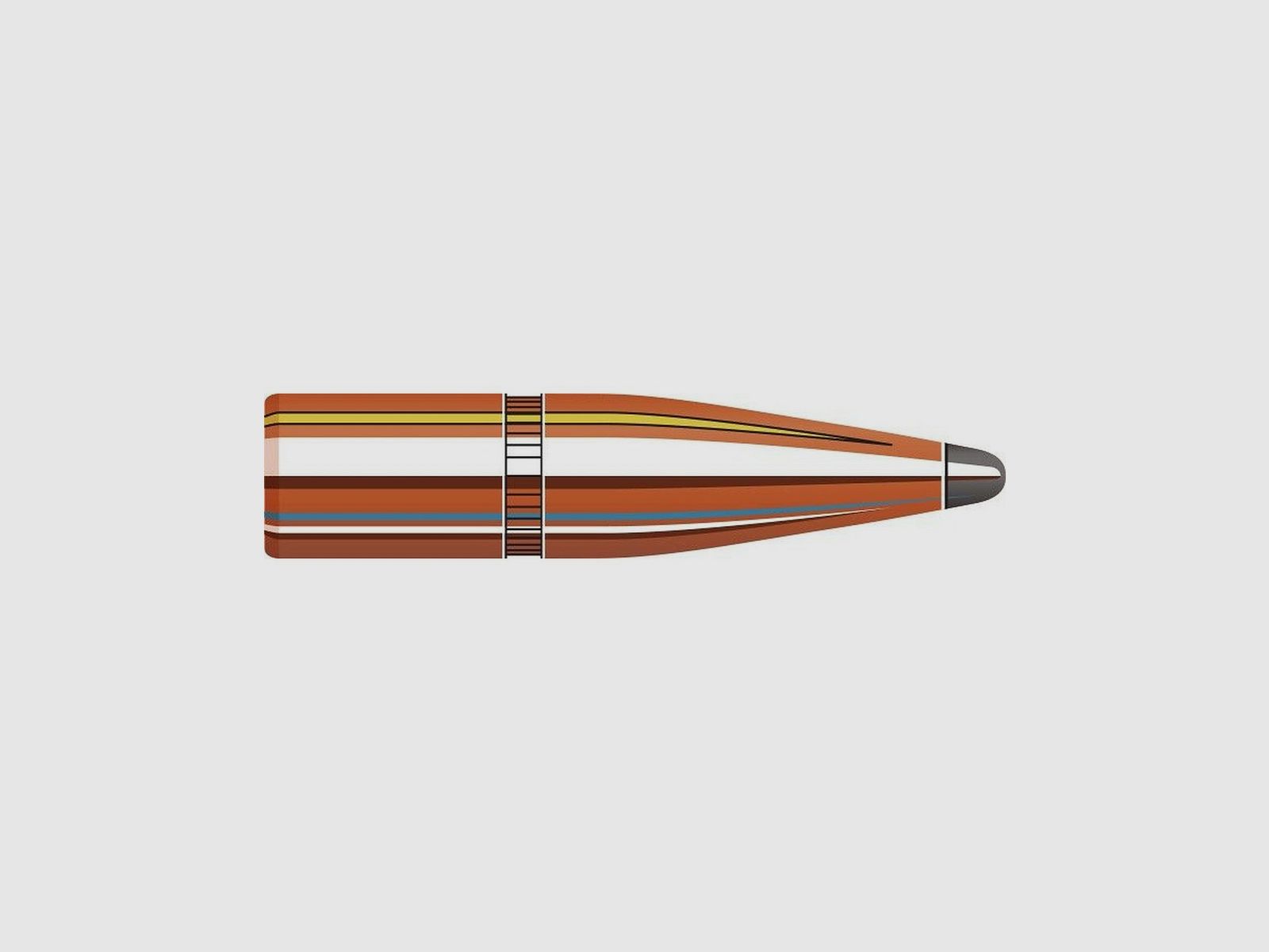 Boîte de 100 ogives Hornady 6.5MM .264 129GR SP 2620