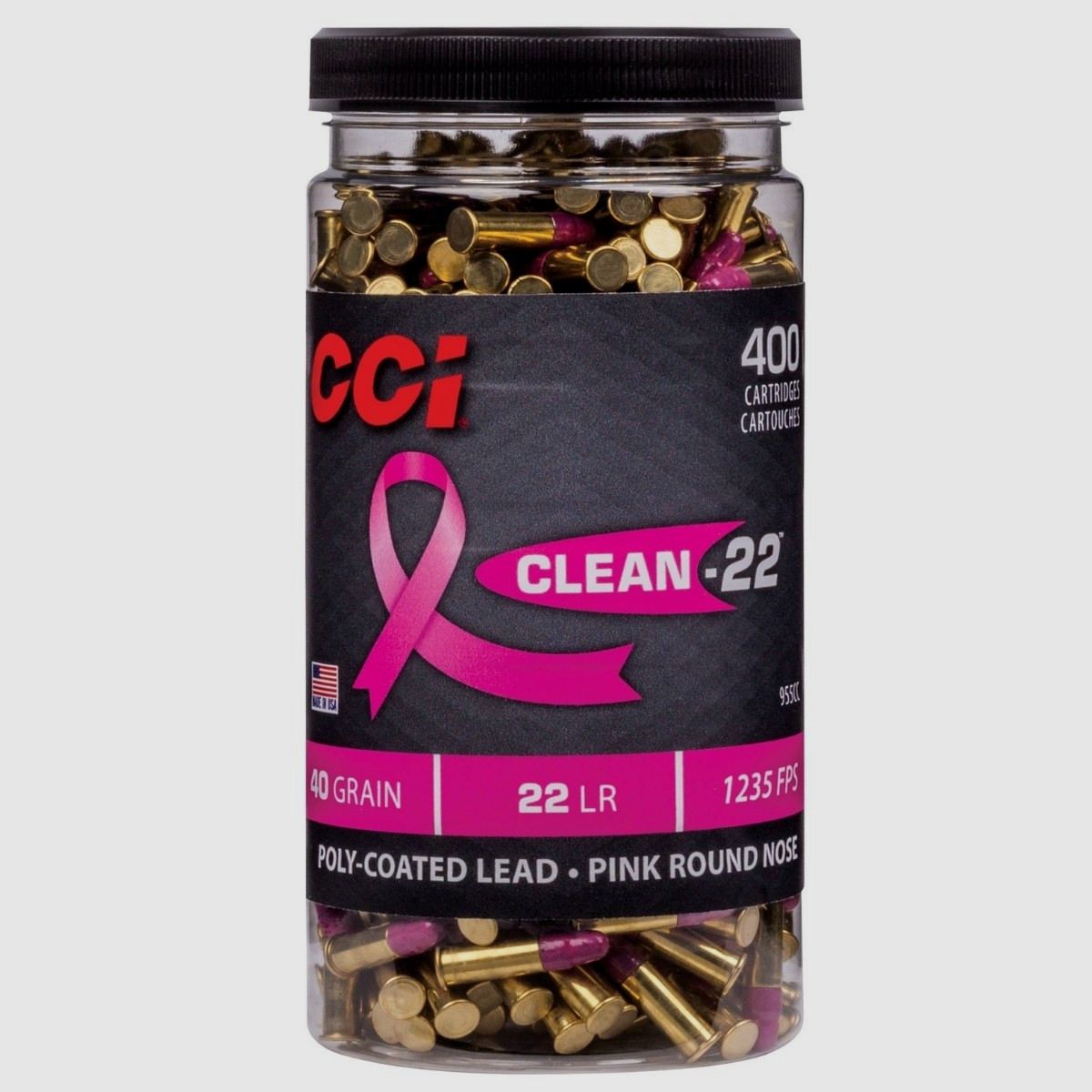 .22 LR CCI Clean-22 Pink HV 40gr, image 1 sur 2