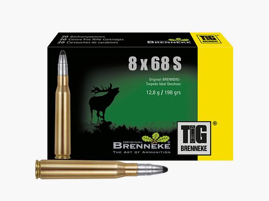 Brenneke 8×68 S TIG 12.8g/198grs.