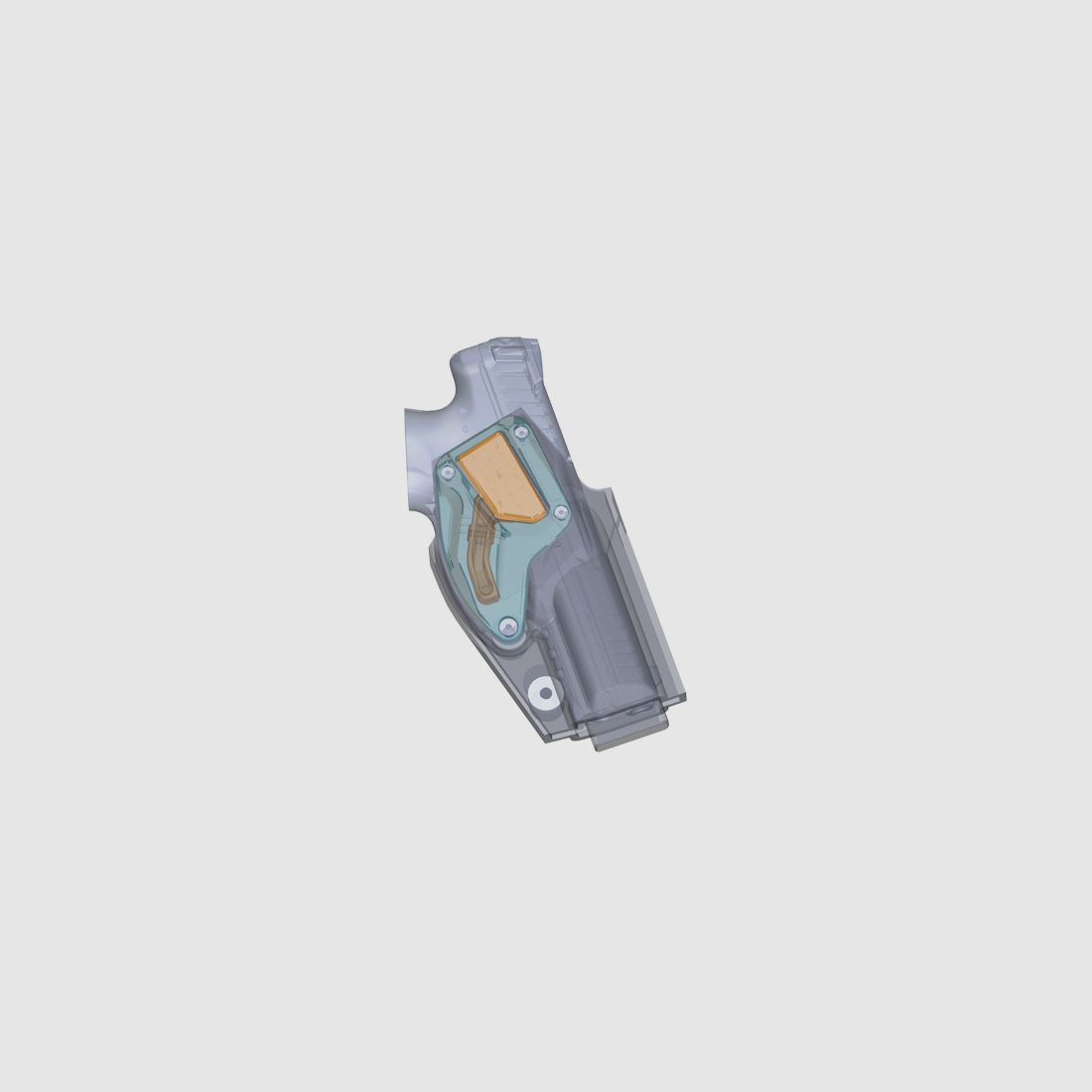 RADAR HOLSTER POLYMER FÜR GLOCK 17 MIT ÖSEN UND SAFE INDEX, Bild 2 von 2