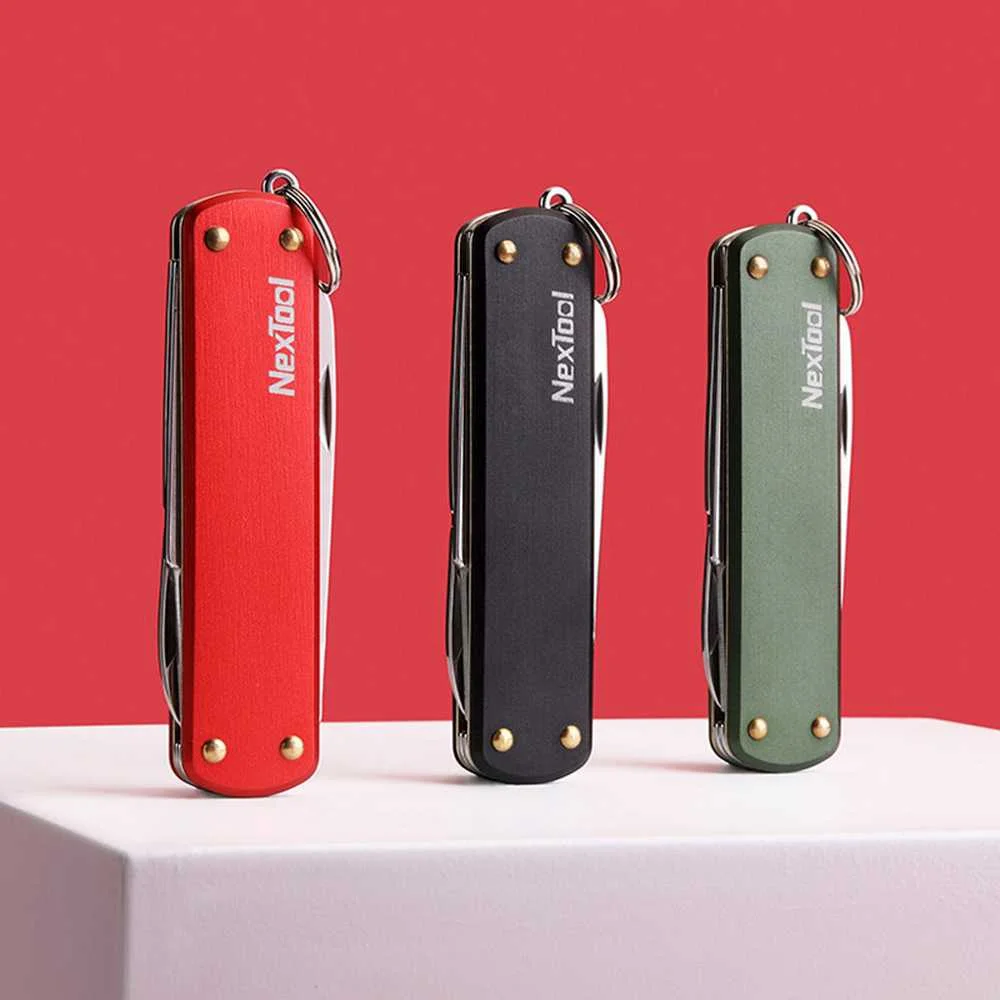 Nóż wielofunkcyjny scyzoryk NexTool Mini Pocket Knife NE0141 4w1 czarny, billede 20 af 36